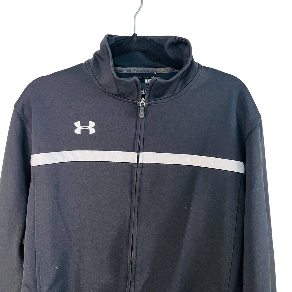 Under Armour Allseasongear Campus Warm Up Jacket Black Size XL - Picture 6 of 11